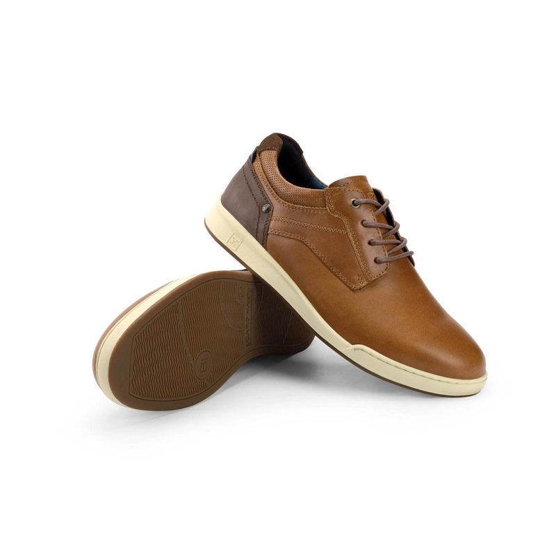 ZAPATOS HOMBRE CUERO CRAM-0-21 BRANDY - 6