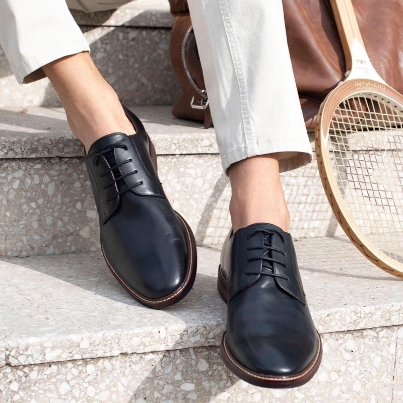 ZAPATOS HOMBRE CUERO OXFORD HOMBRE-0-02-NEGRO ['TEXTIL'] - 3