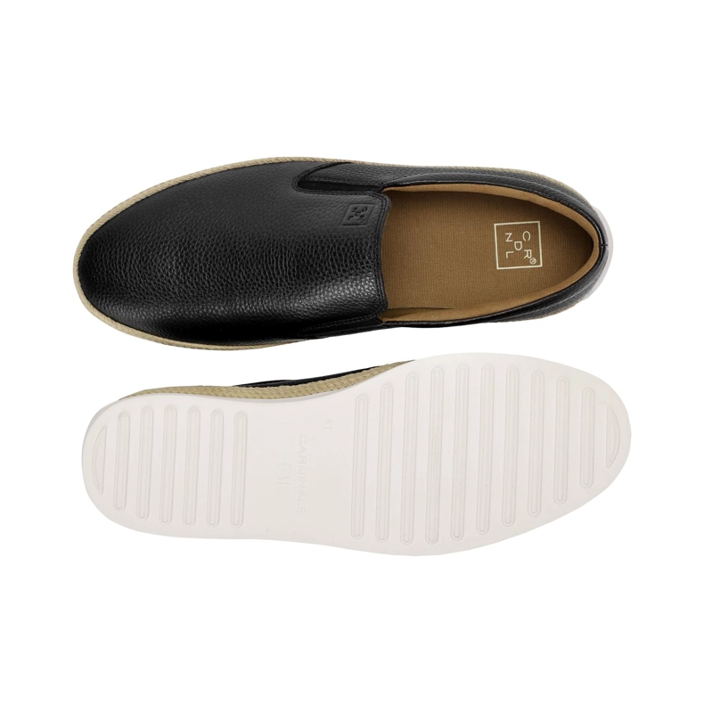 ALPARGATAS HOMBRE CUERO PORTSIDE-3-03 NEGRO - 3