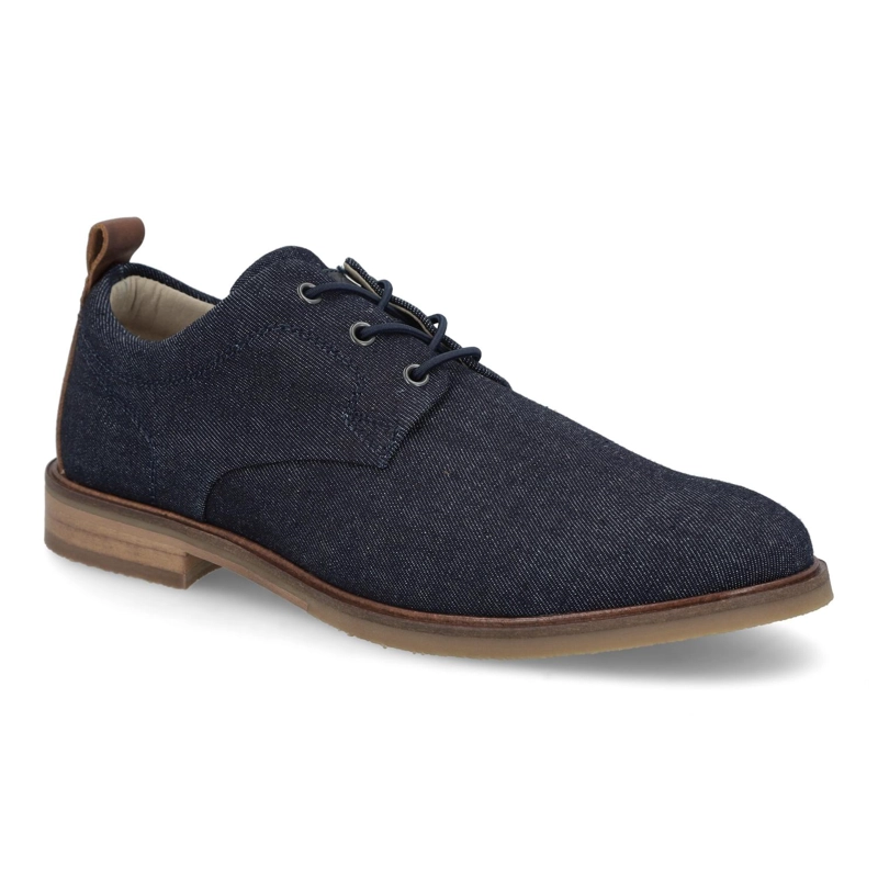 ZAPATOS HOMBRE TEXTIL CORDONES ELASTICADOS SAMOBOR-0-05 AZUL BULLBOXER ['TEXTIL'] - 1