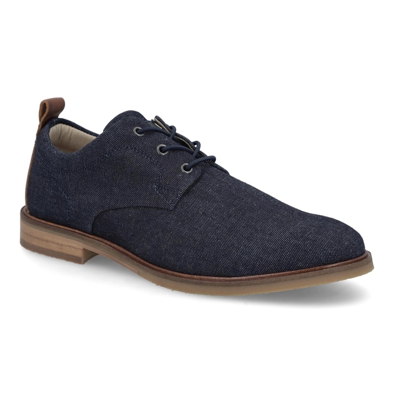 ZAPATOS HOMBRE TEXTIL CORDONES ELASTICADOS SAMOBOR-0-05 AZUL BULLBOXER ['TEXTIL'] - 1