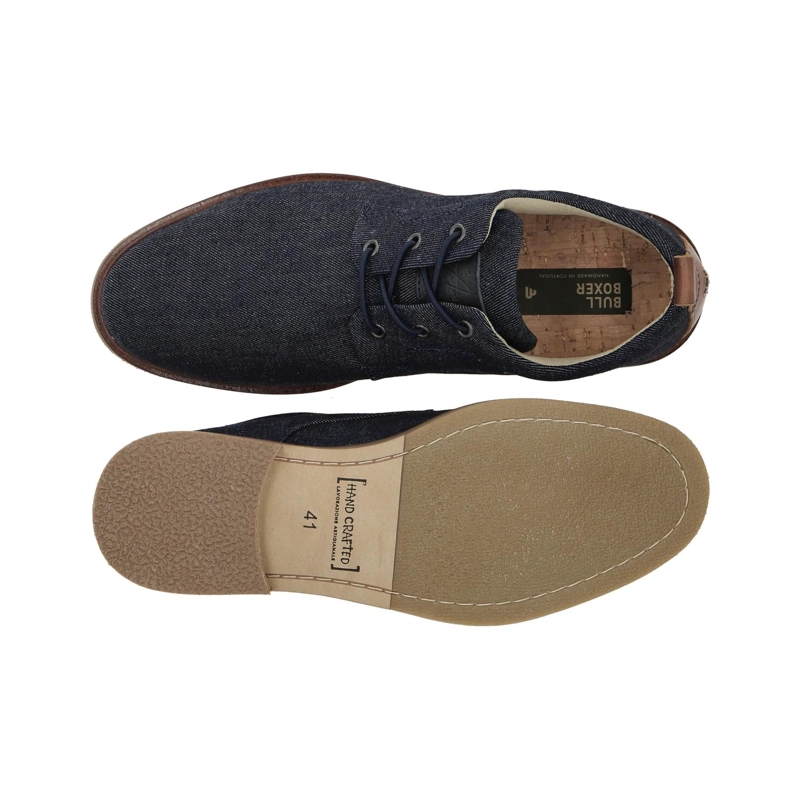 ZAPATOS HOMBRE TEXTIL CORDONES ELASTICADOS SAMOBOR-0-05 AZUL BULLBOXER ['TEXTIL'] - 3
