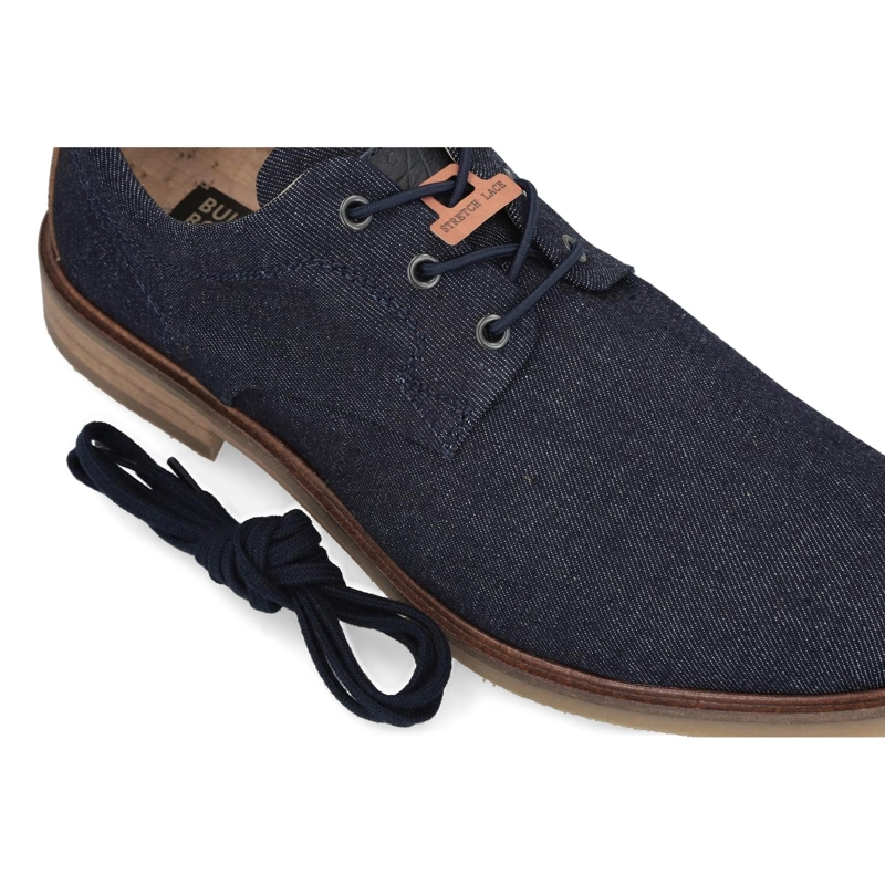 ZAPATOS HOMBRE TEXTIL CORDONES ELASTICADOS SAMOBOR-0-05 AZUL BULLBOXER ['TEXTIL'] - 4