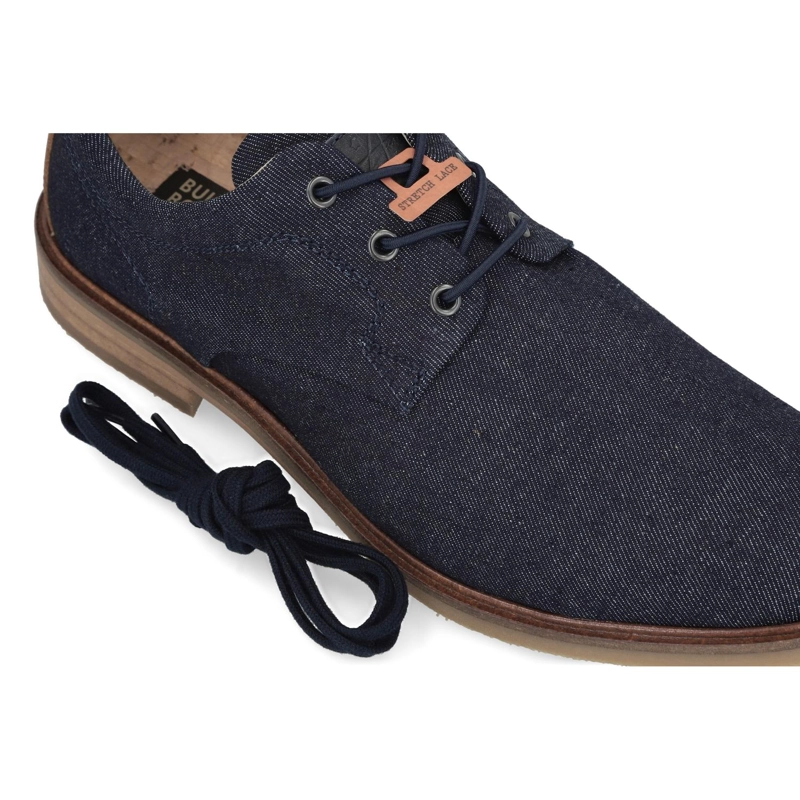 ZAPATOS HOMBRE TEXTIL CORDONES ELASTICADOS SAMOBOR-0-05 AZUL BULLBOXER ['TEXTIL'] - 4