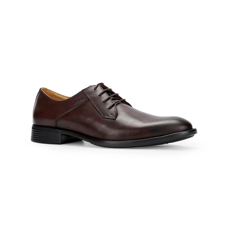 ZAPATOS HOMBRE CUERO AIRFORD-0-01 CAFE  ['CUERO Y TEXTIL'] - 1