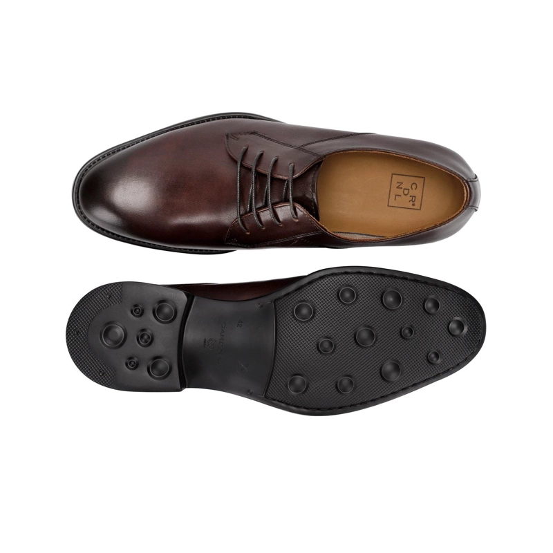 ZAPATOS HOMBRE CUERO AIRFORD-0-01 CAFE  ['CUERO Y TEXTIL'] - 3