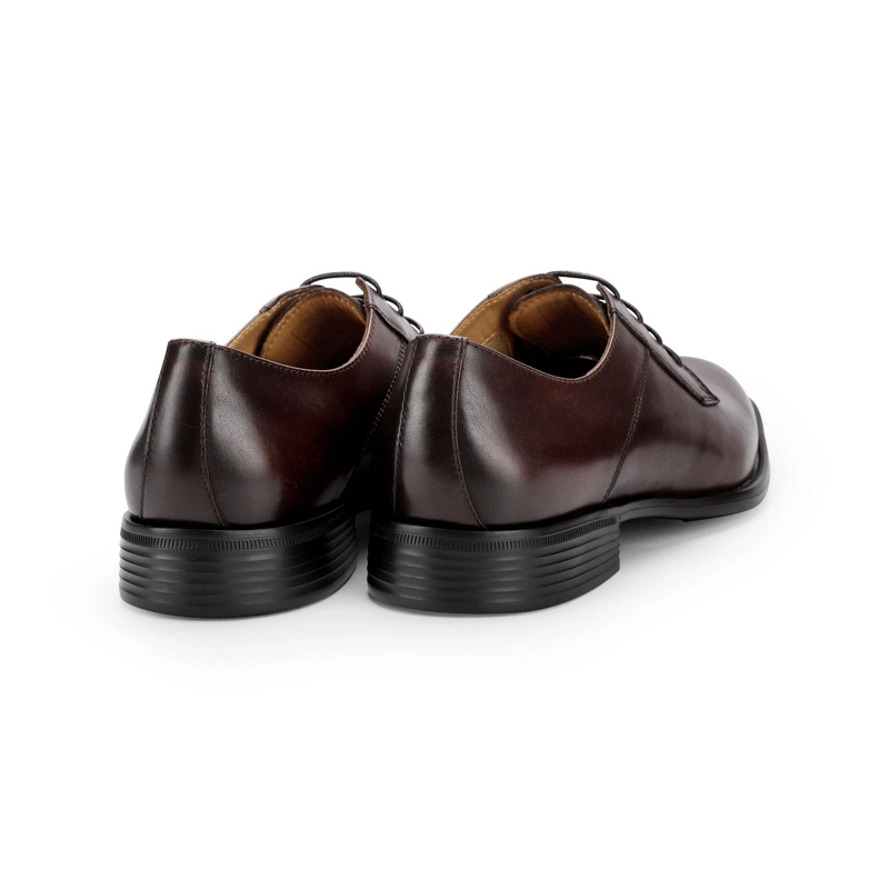 ZAPATOS HOMBRE CUERO AIRFORD-0-01 CAFE  ['CUERO Y TEXTIL'] - 4