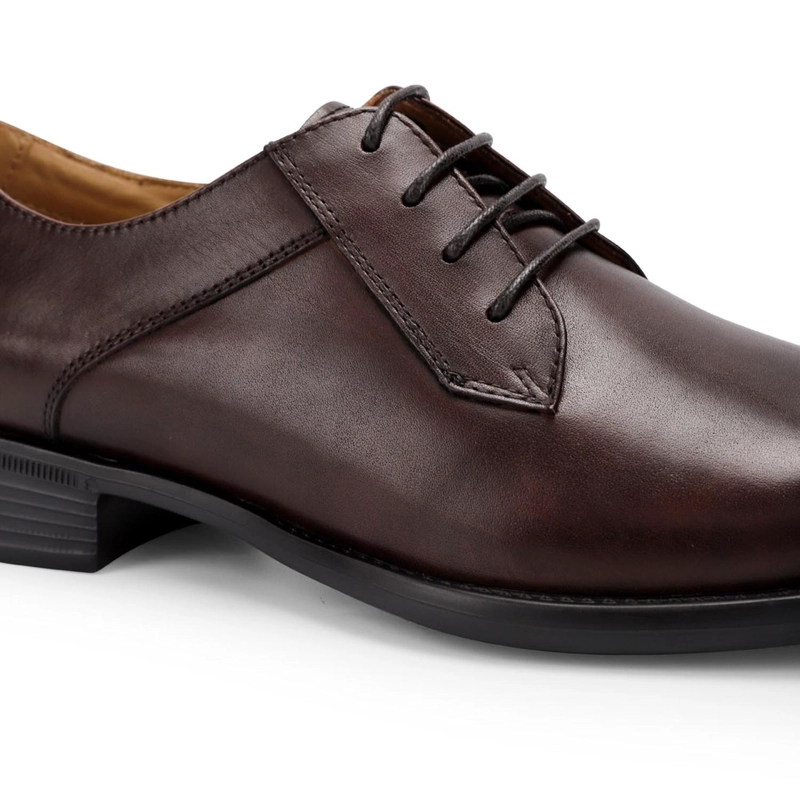 ZAPATOS HOMBRE CUERO AIRFORD-0-01 CAFE  ['CUERO Y TEXTIL'] - 5