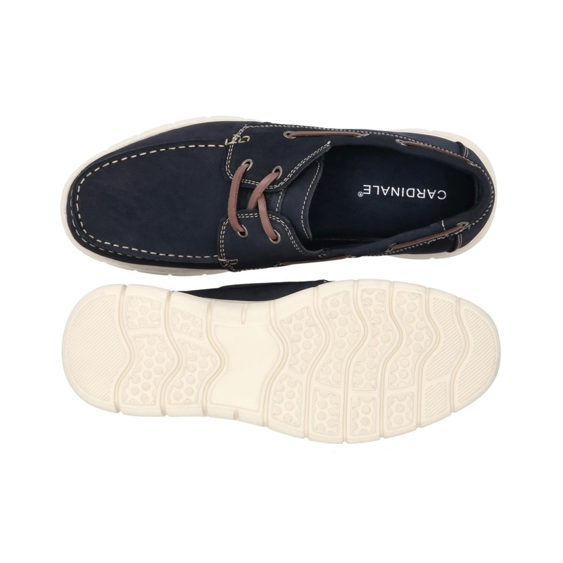ZAPATOS HOMBRE NAUTICOS CUERO AMALFI-0-13 AZUL - 3