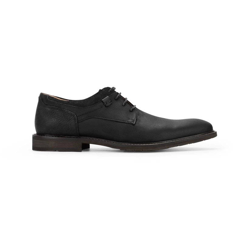 ZAPATOS HOMBRE CUERO CORKTOWN-0-01 NEGRO ['TEXTIL Y CUERO'] - 2