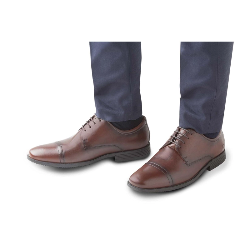 ZAPATOS HOMBRE CUERO 24 FLEX PIAMONTE-0-02-CAFE2 - 4