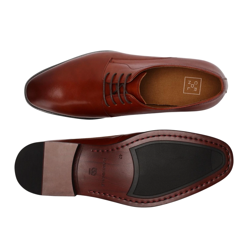 ZAPATOS HOMBRE CORDONES CUERO GRANIER-0-86 CAFE  B ['TEXTIL'] - 3