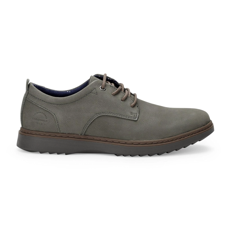 ZAPATOS HOMBRE CUERO TENDER-0-02 GRIS - 2