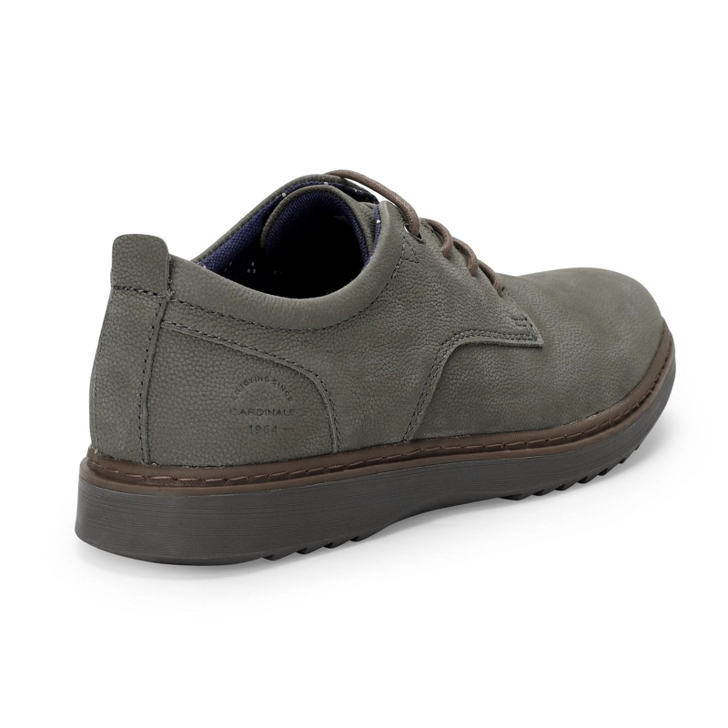 ZAPATOS HOMBRE CUERO TENDER-0-02 GRIS - 3