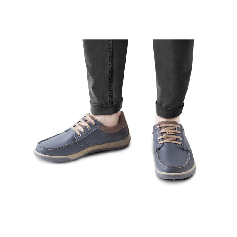ZAPATOS HOMBRE CUERO ARNO-0-01-NEGRO ['TEXTIL'] - 4
