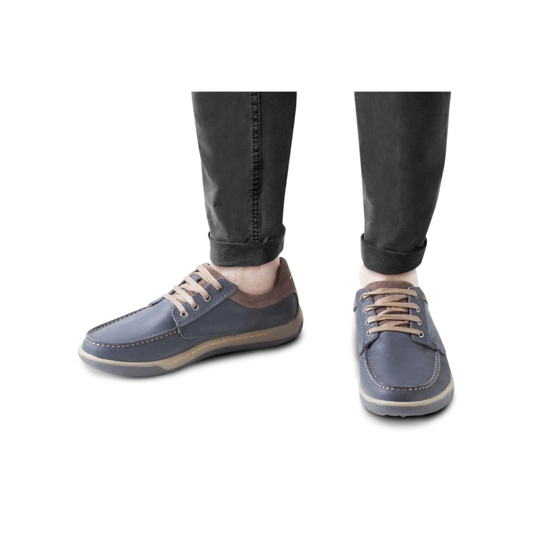 ZAPATOS HOMBRE CUERO ARNO-0-01-NEGRO ['TEXTIL'] - 4