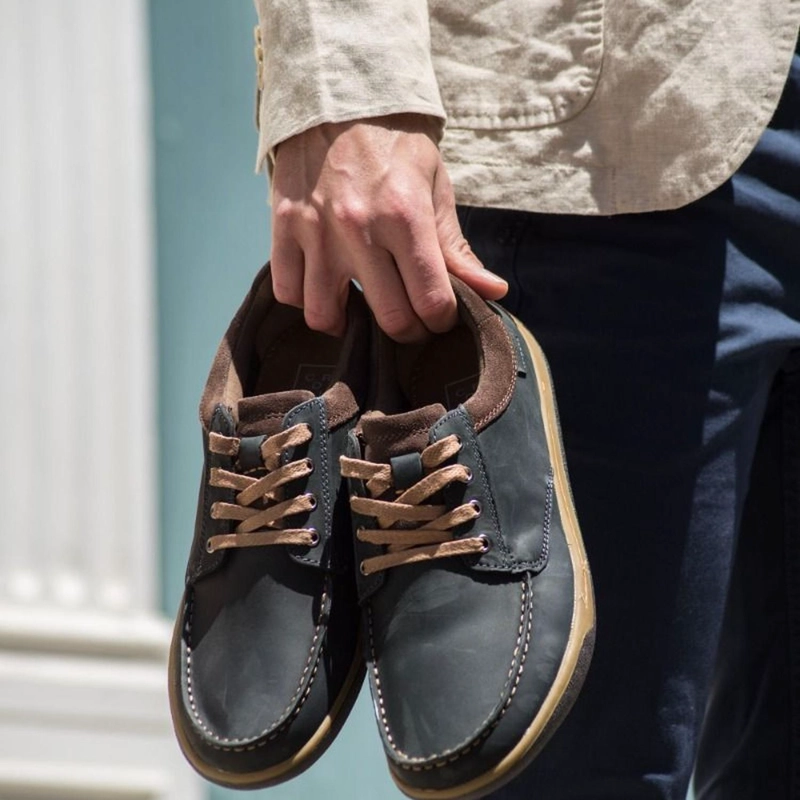 ZAPATOS HOMBRE CUERO ARNO-0-01-NEGRO ['TEXTIL'] - 6
