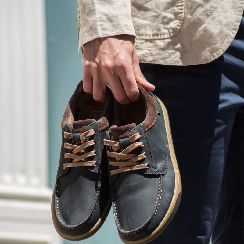 ZAPATOS HOMBRE CUERO ARNO-0-01-NEGRO ['TEXTIL'] - 6