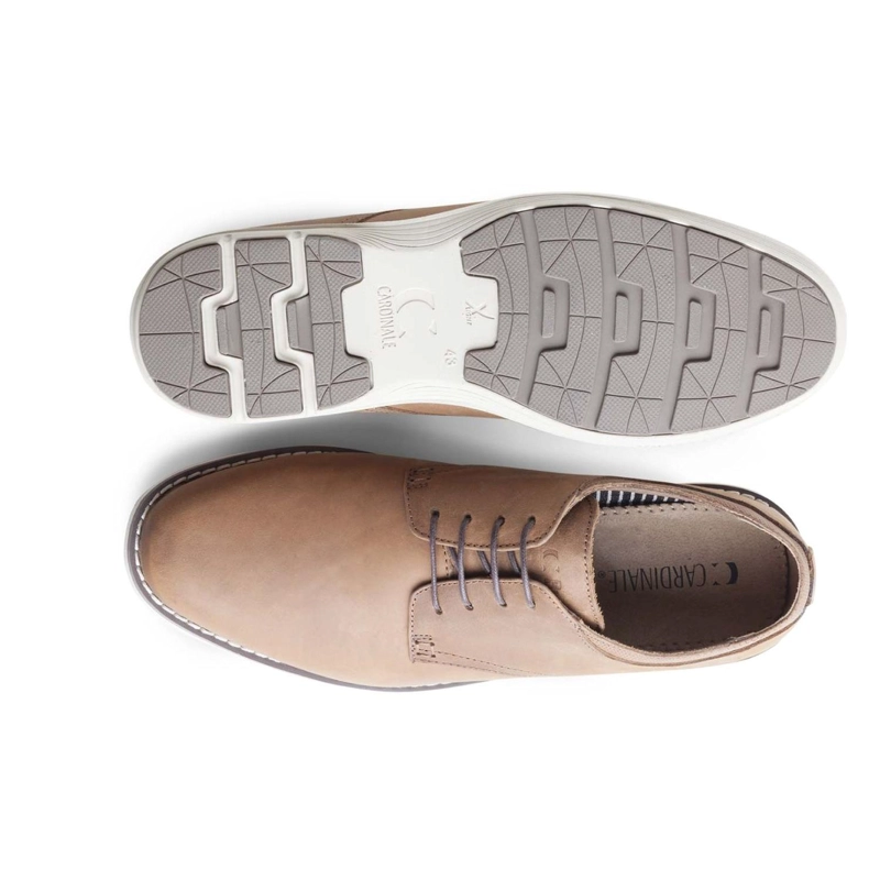 ZAPATOS HOMBRE CUERO DOZZA-0-03-BRANDY ['TEXTIL'] - 3