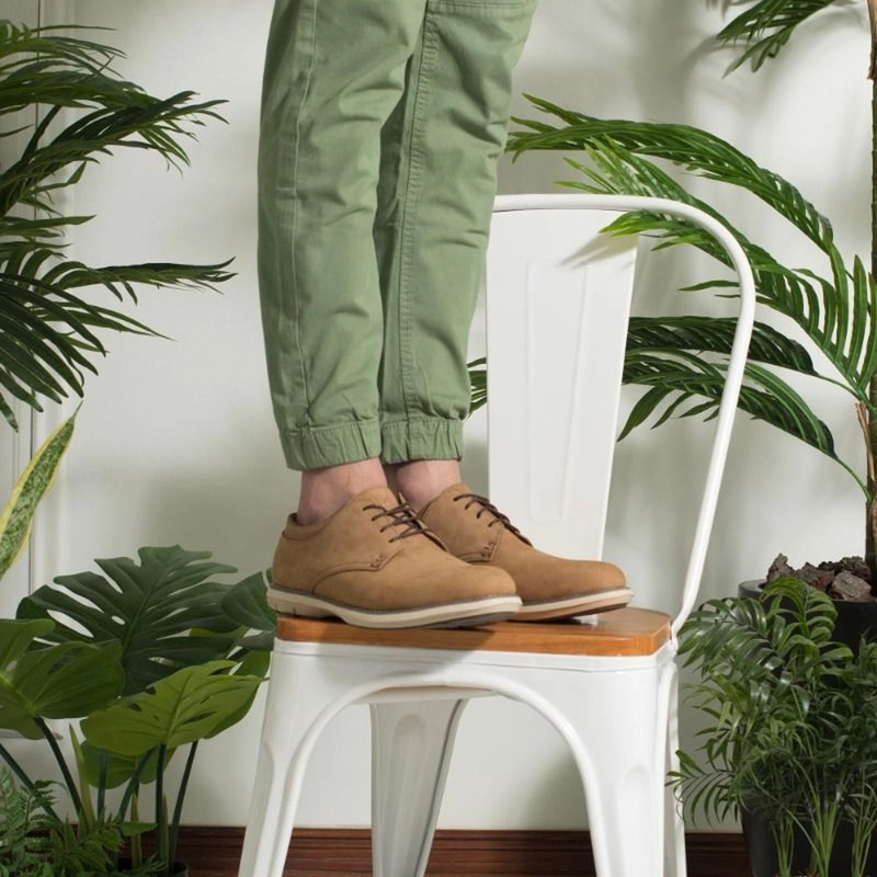 ZAPATOS HOMBRE CUERO DOZZA-0-03-BRANDY ['TEXTIL'] - 6