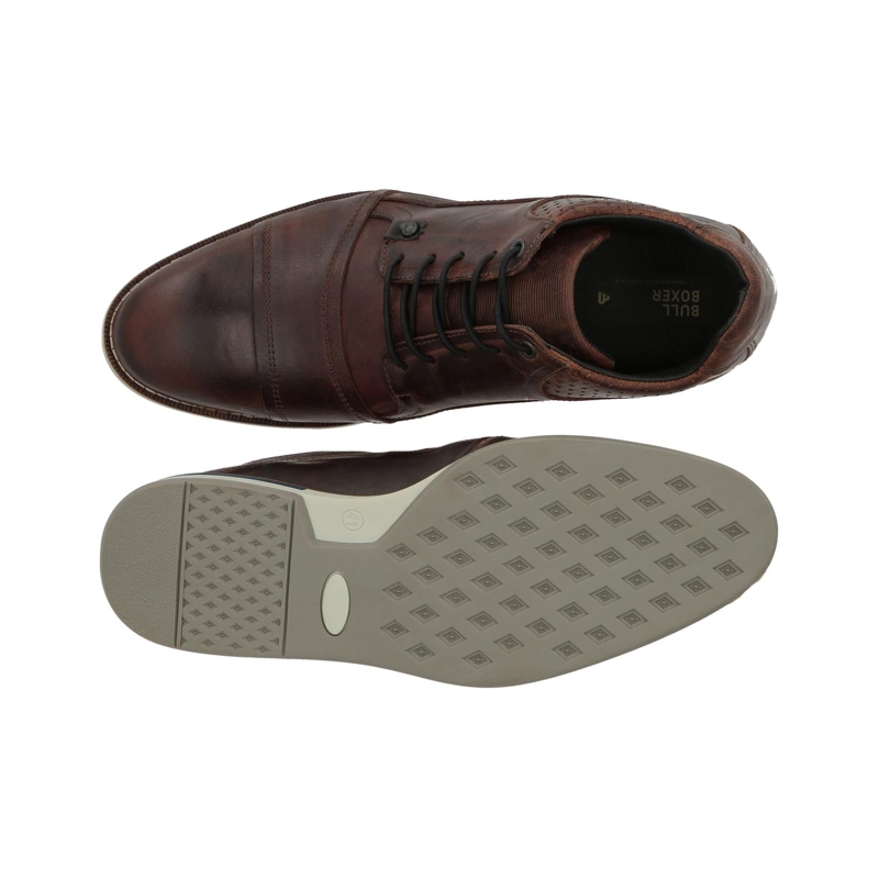 ZAPATOS HOMBRE CUERO LOVRET-0-20 BRANDY BULLBOXER - 3