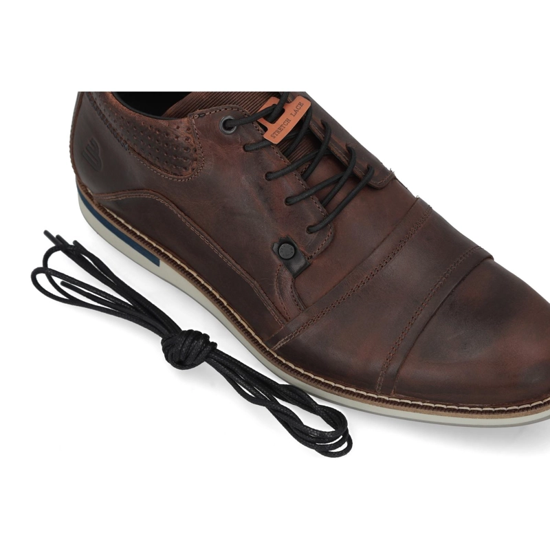 ZAPATOS HOMBRE CUERO LOVRET-0-20 BRANDY BULLBOXER - 4