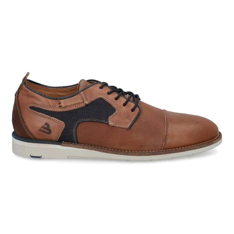 ZAPATOS HOMBRE CUERO CORDONES ELASTICADOS PLOCE-0-30 BRANDY BULLBOXER - 2