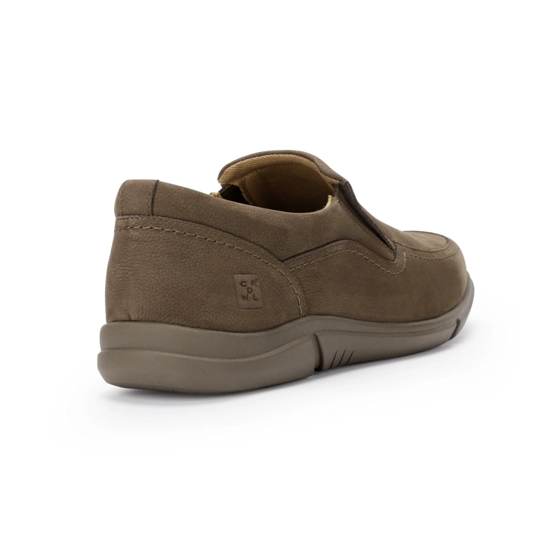 ZAPATOS SLIP-ON HOMBRE CUERO CIBELES-3-02 CAFE  ['TEXTIL'] - 4