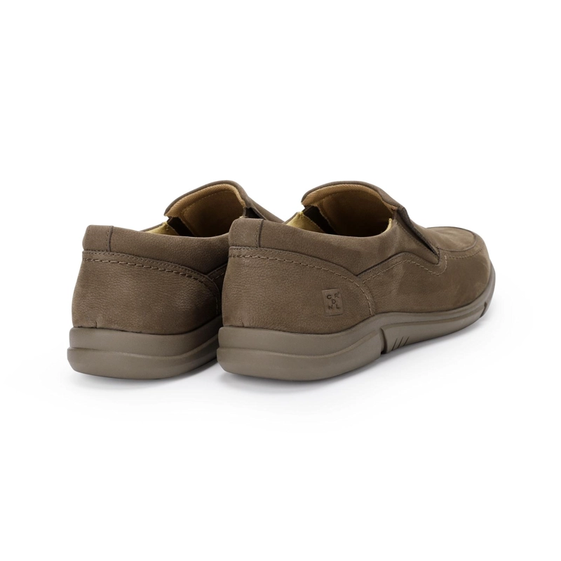 ZAPATOS SLIP-ON HOMBRE CUERO CIBELES-3-02 CAFE  ['TEXTIL'] - 5