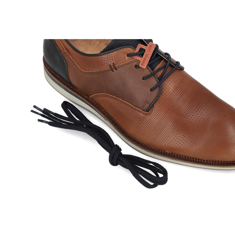 ZAPATOS HOMBRE CUERO MANHATTAN-0-35 BRANDY CARDINALE - 4