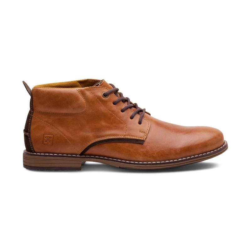 BOTINES HOMBRE CUERO YORK-6-47-BRANDY - 2