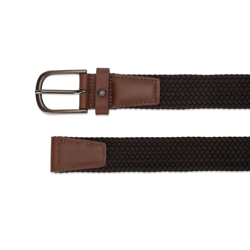 CINTURON TRENZADO ELASTICADO HOMBRE CINT-TR01-CAFE1 A - 3