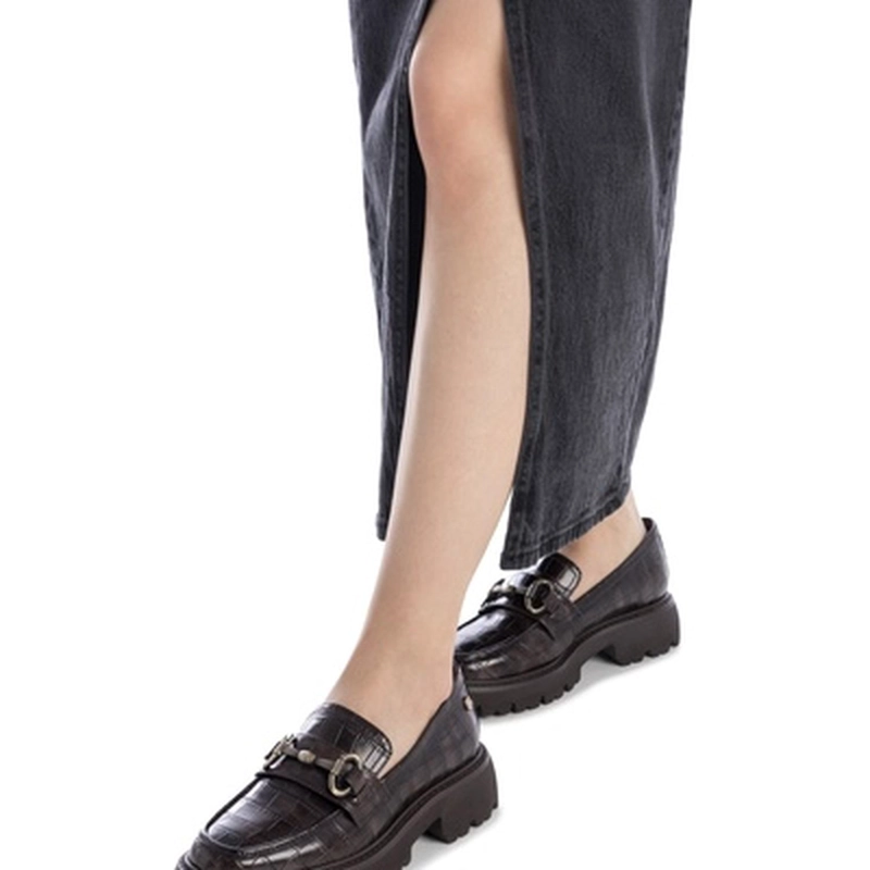 MOCASINES MUJER AILA-4-47 CAFE  CARMELA - 3