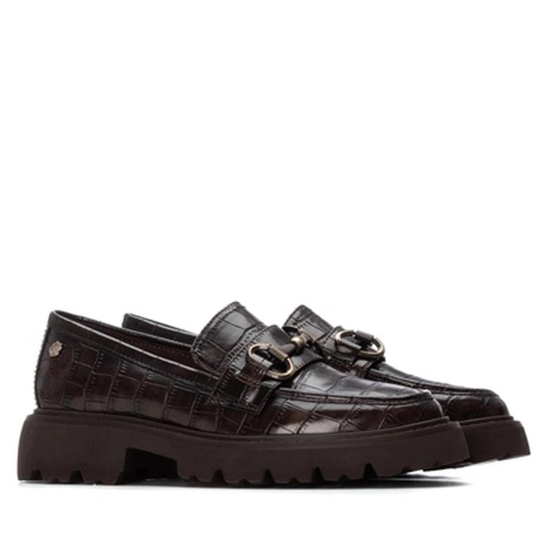 MOCASINES MUJER AILA-4-47 CAFE  CARMELA - 5
