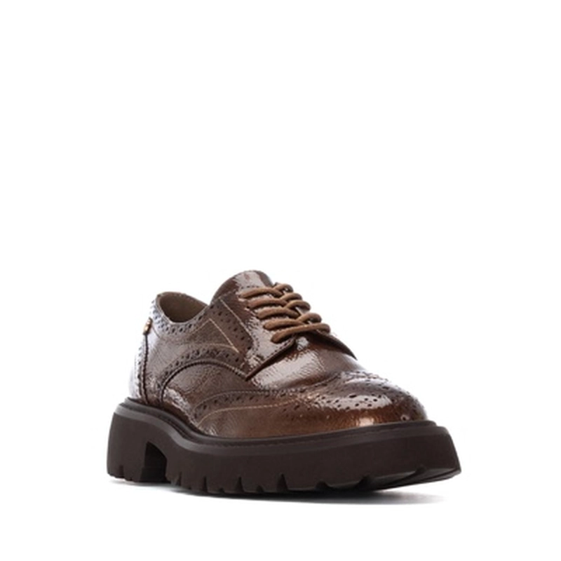 MOCASINES MUJER LIENA-4-50 MARRON CLARO CARMELA - 1
