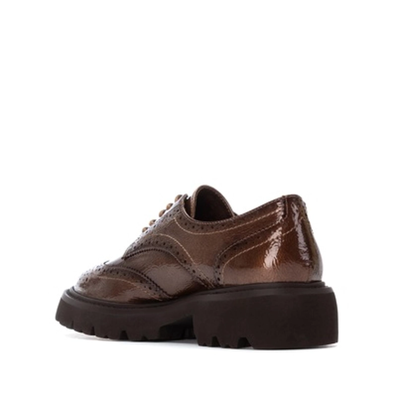 MOCASINES MUJER LIENA-4-50 MARRON CLARO CARMELA - 4