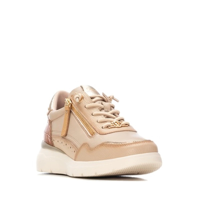 ZAPATILLAS CUERO MUJER EFA-0-30 BEIGE CARMELA - 1