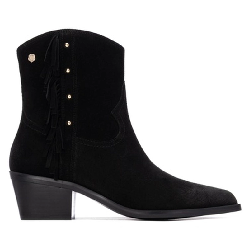 BOTINES CUERO MUJER ROSSELLA-6-63 NEGRO CARMELA - 2
