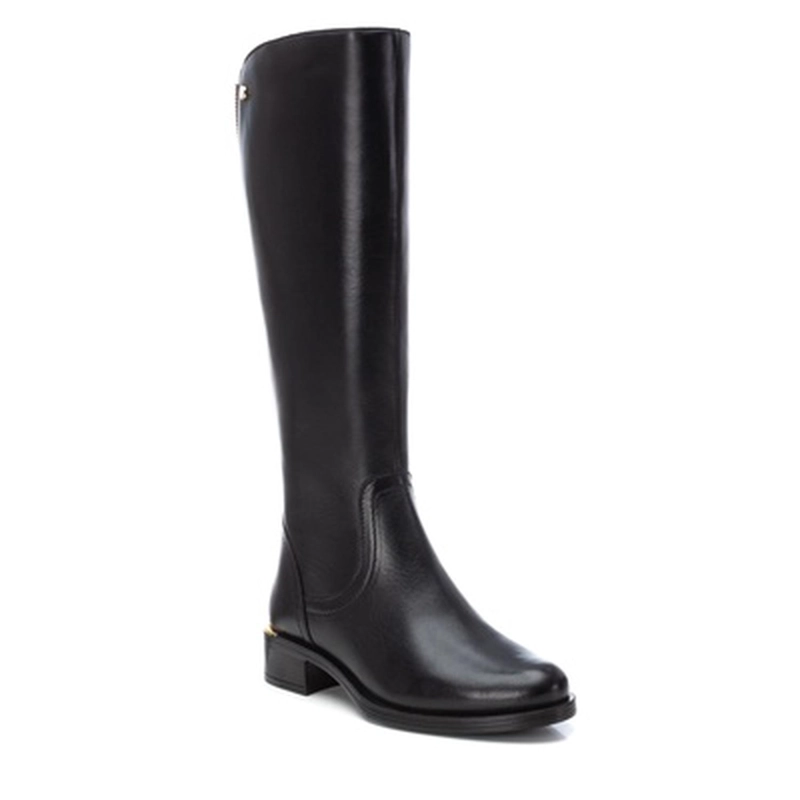 BOTAS CUERO MUJER RHONA-6-18 NEGRO CARMELA - 1