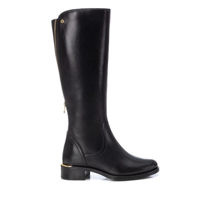 BOTAS CUERO MUJER RHONA-6-18 NEGRO CARMELA - 2