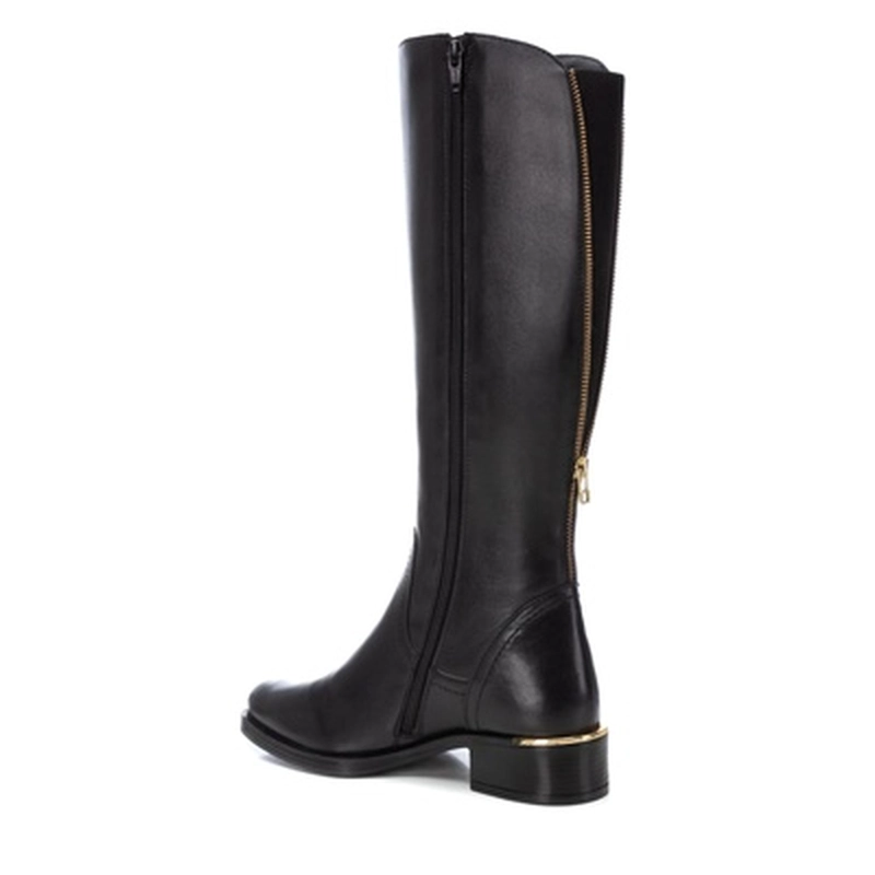 BOTAS CUERO MUJER RHONA-6-18 NEGRO CARMELA - 4