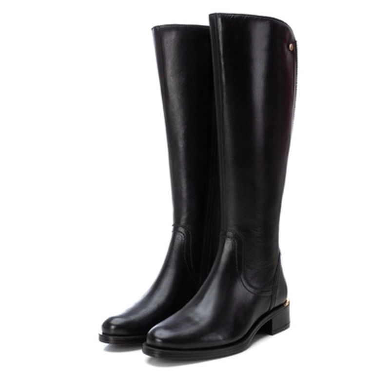 BOTAS CUERO MUJER RHONA-6-18 NEGRO CARMELA - 5