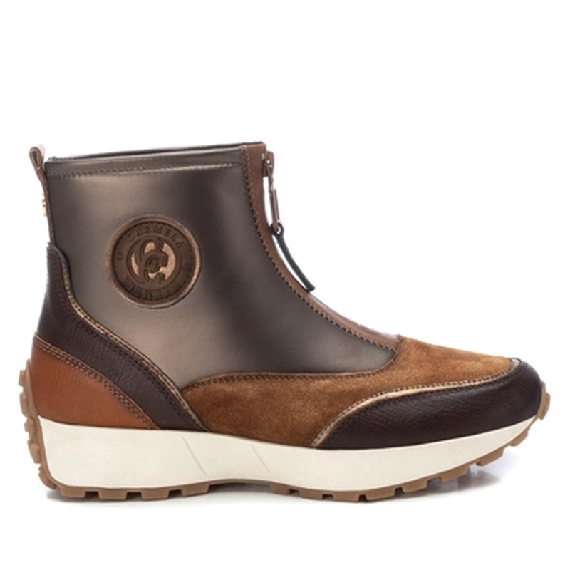 BOTINES CUERO MUJER CERYS-6-95 BEIGE CARMELA - 2