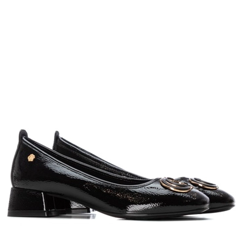 BALLERINAS ECOCUERO MUJER GUZA-4-40 NEGRO CARMELA - 5