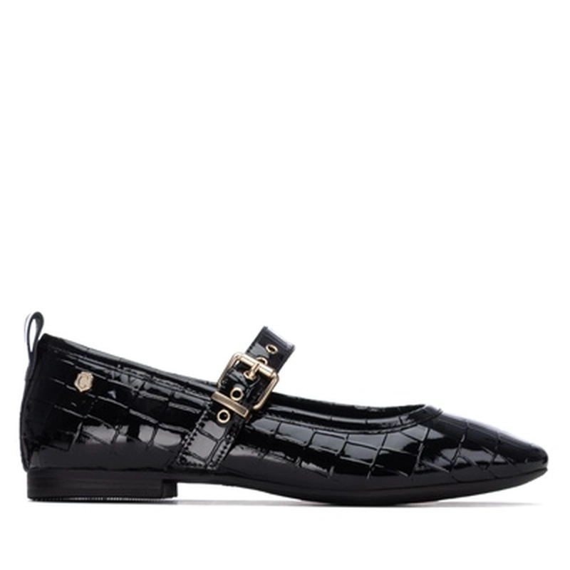 BALLERINAS ECOCUERO MUJER SOLENE-4-62 NEGRO CARMELA - 2