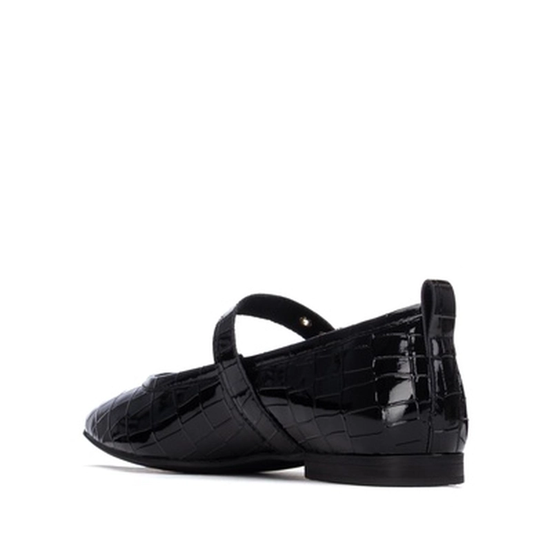 BALLERINAS ECOCUERO MUJER SOLENE-4-62 NEGRO CARMELA - 3