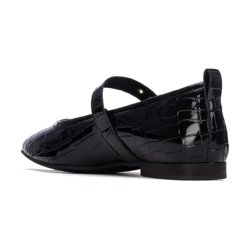 BALLERINAS ECOCUERO MUJER SOLENE-4-62 NEGRO CARMELA - 3