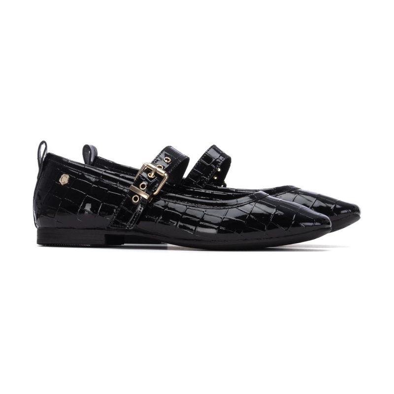 BALLERINAS ECOCUERO MUJER SOLENE-4-62 NEGRO CARMELA - 4