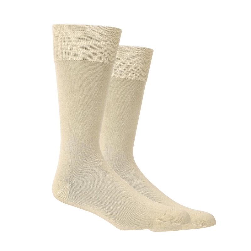 PACK 2 PARES CALCETINES HILO HOMBRE 144N-BEIGE A - 4