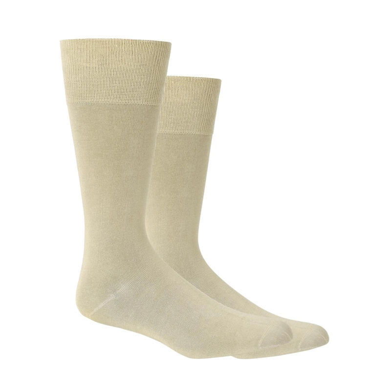 PACK 2 PARES CALCETINES BAMBOO HOMBRE 200-BEIGE A - 2